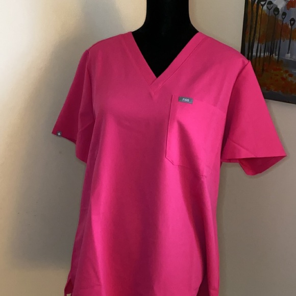 Women’s Figs Hot Pink SOLD OUT Color XL - Picture 2 of 4